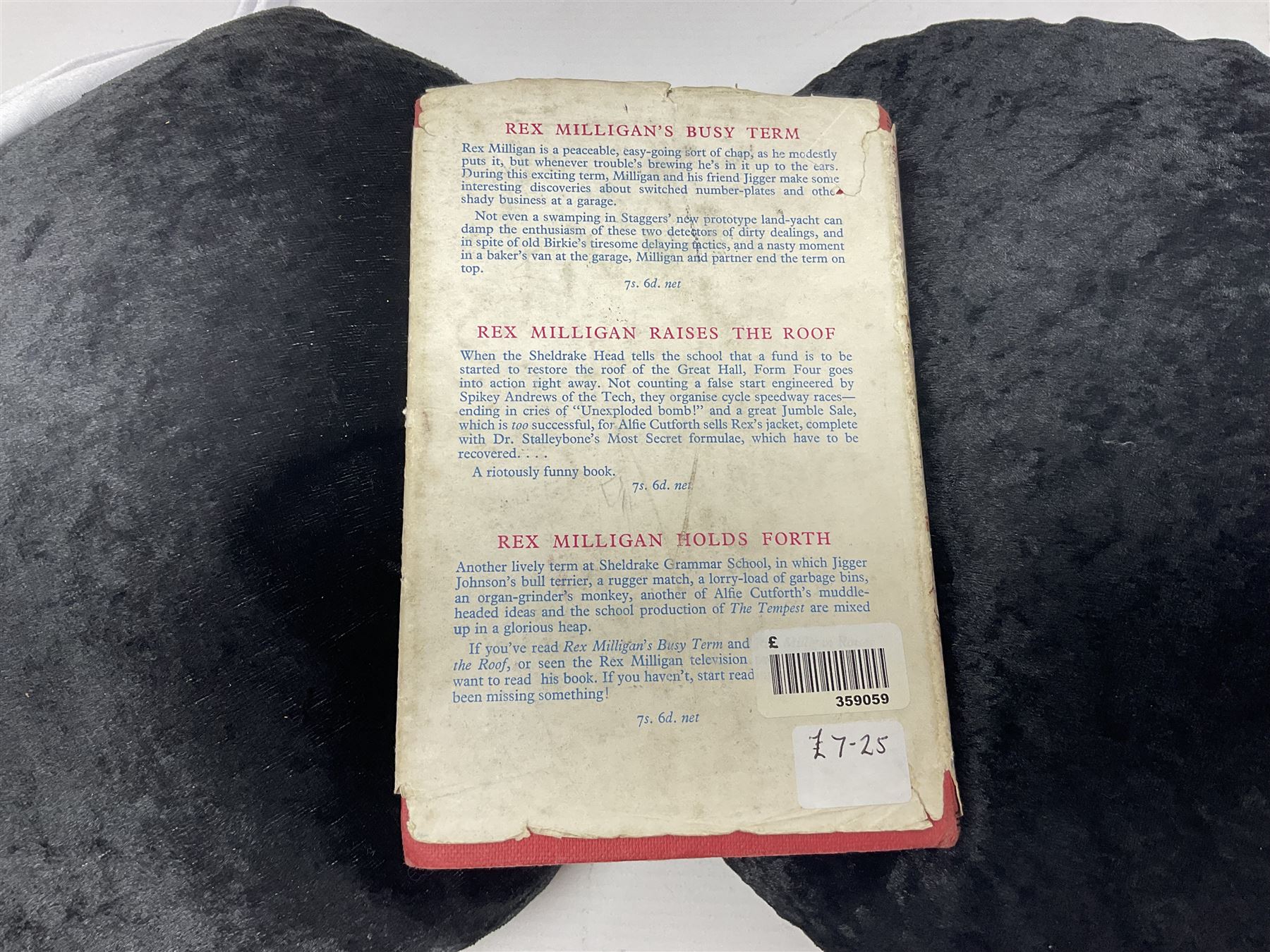 Anthony Buckeridge; Rex Milligan Reporting, first edition Lutterworth Press 1961 and Rex Milligan Raises the Roof, second impression  Lutterworth Press, 1956