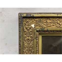 Early 20th century silk needlework panel, depicting a ship in full sail and Royal Coat of Arms to centre, with red and white ensigns to either side, lion and unicorn below with quote 'Dieu Et Mon Droit', upon a black silk ground within gilt frame, H59cm