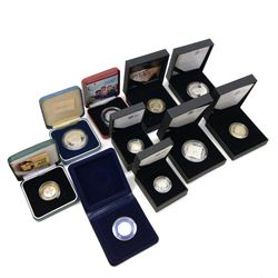 Ten The Royal Mint United Kingdom silver proof coins, comprising 1981 'His Royal Highness ...