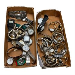 Collection of ladies and gentleman's watches, including Casio, Quartz, Lorus etc 