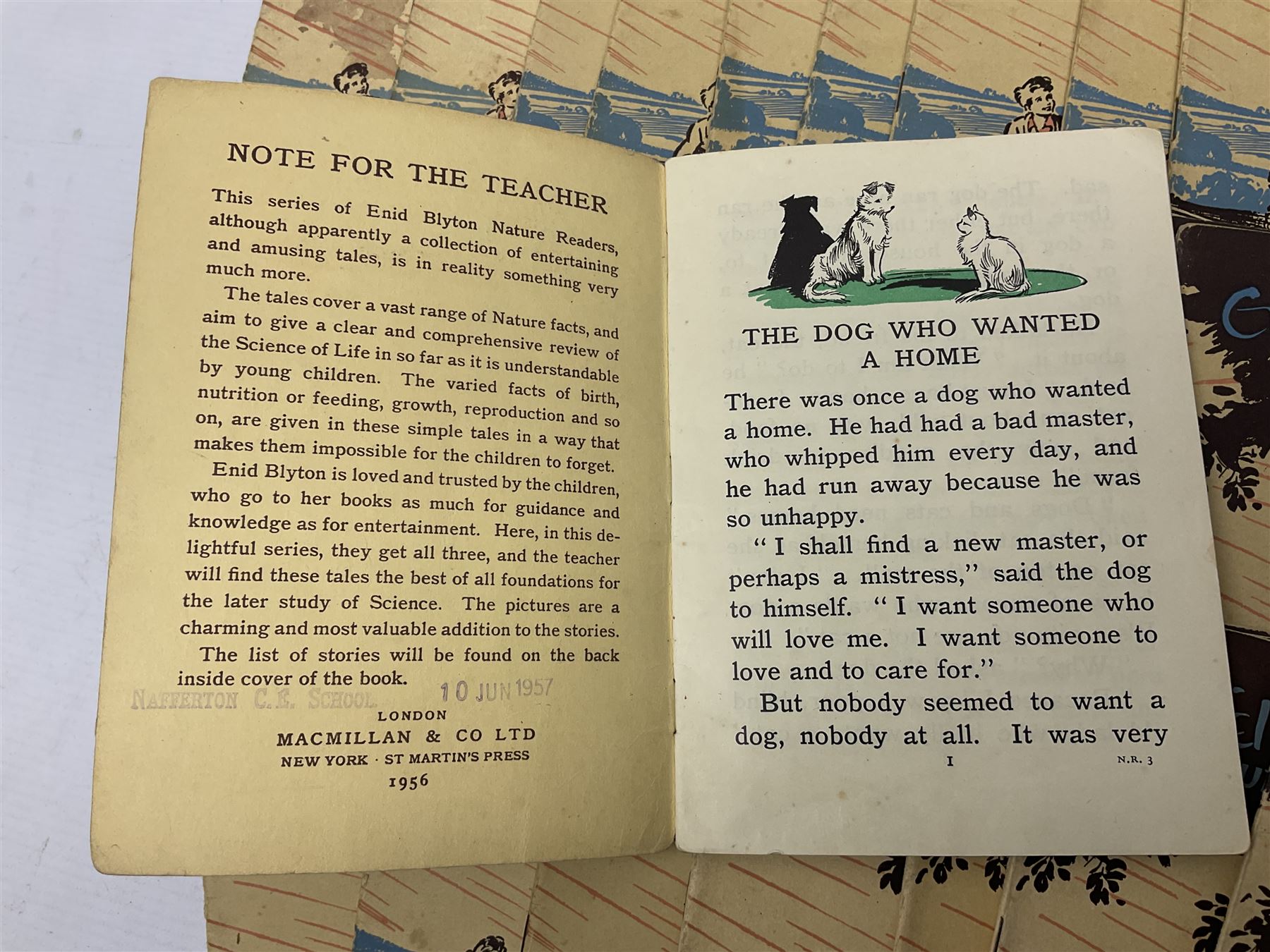 Enid Blyton; Nature Readers, full set of thirty six, together with Reference Book to Enid Blyton Nature Readers, 1949-1956 