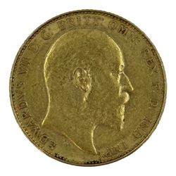 King Edward VII 1910 gold full sovereign coin