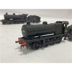 ‘00’ gauge - three kit built steam locomotive and tenders comprising LNER Class P1 2-8-2 no.2394 finished in black; Class 7F 0-8-0 no.49625 in BR black; Class O4 2-8-0 no.63800 in BR black (3) 