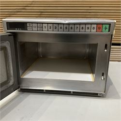 Stainless steel Commercial microwave - THIS LOT IS TO BE COLLECTED BY APPOINTMENT FROM DUGGLEBY STORAGE, GREAT HILL, EASTFIELD, SCARBOROUGH, YO11 3TX