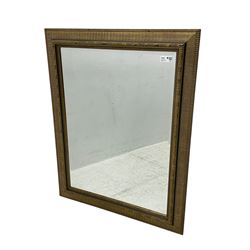 Rectangular mirror in gilt frame 