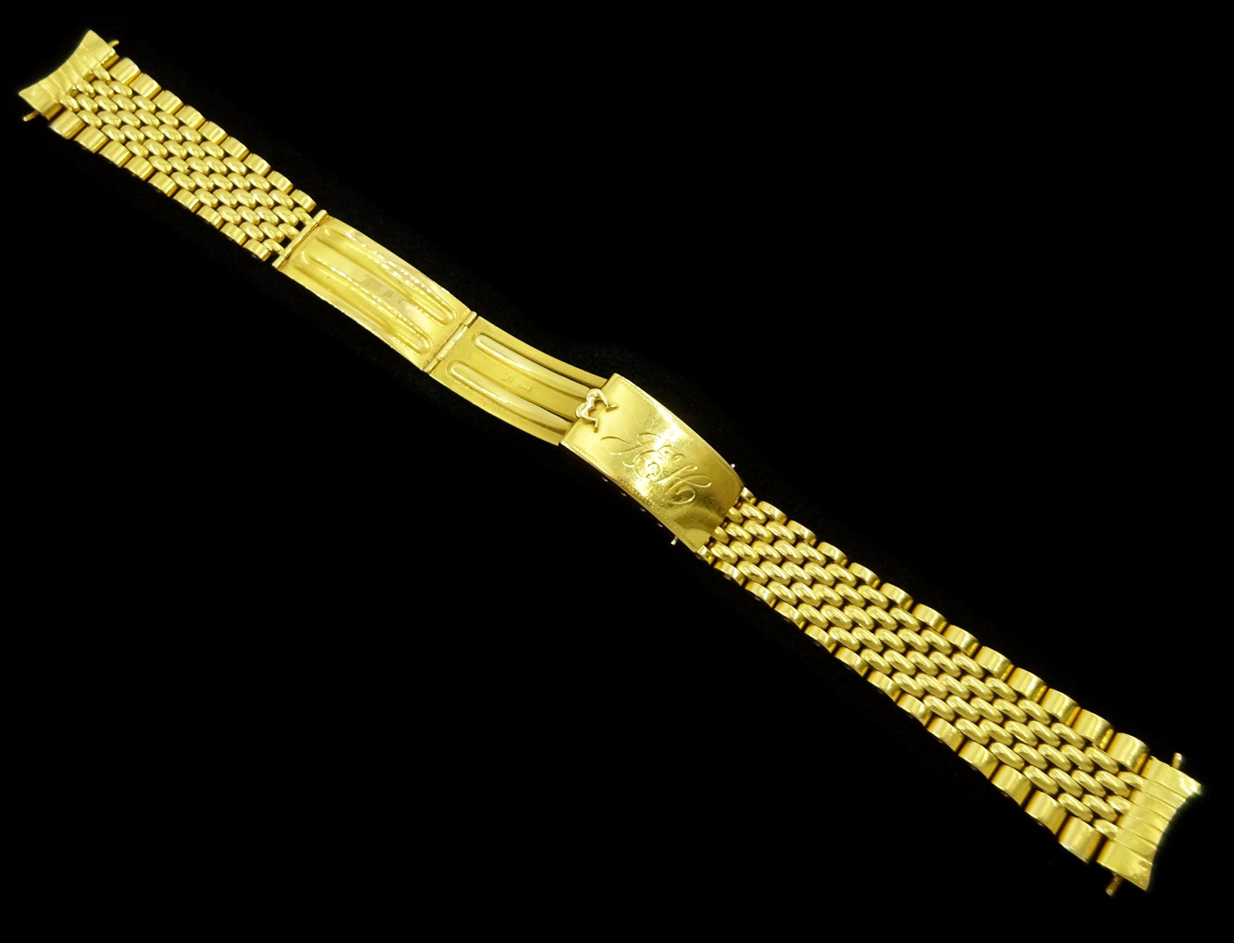 21ct gold watch bracelet