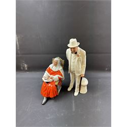 Two Royal Doulton figures, comprising Sir Winston Churchill HN3057 and The Judge HN2443