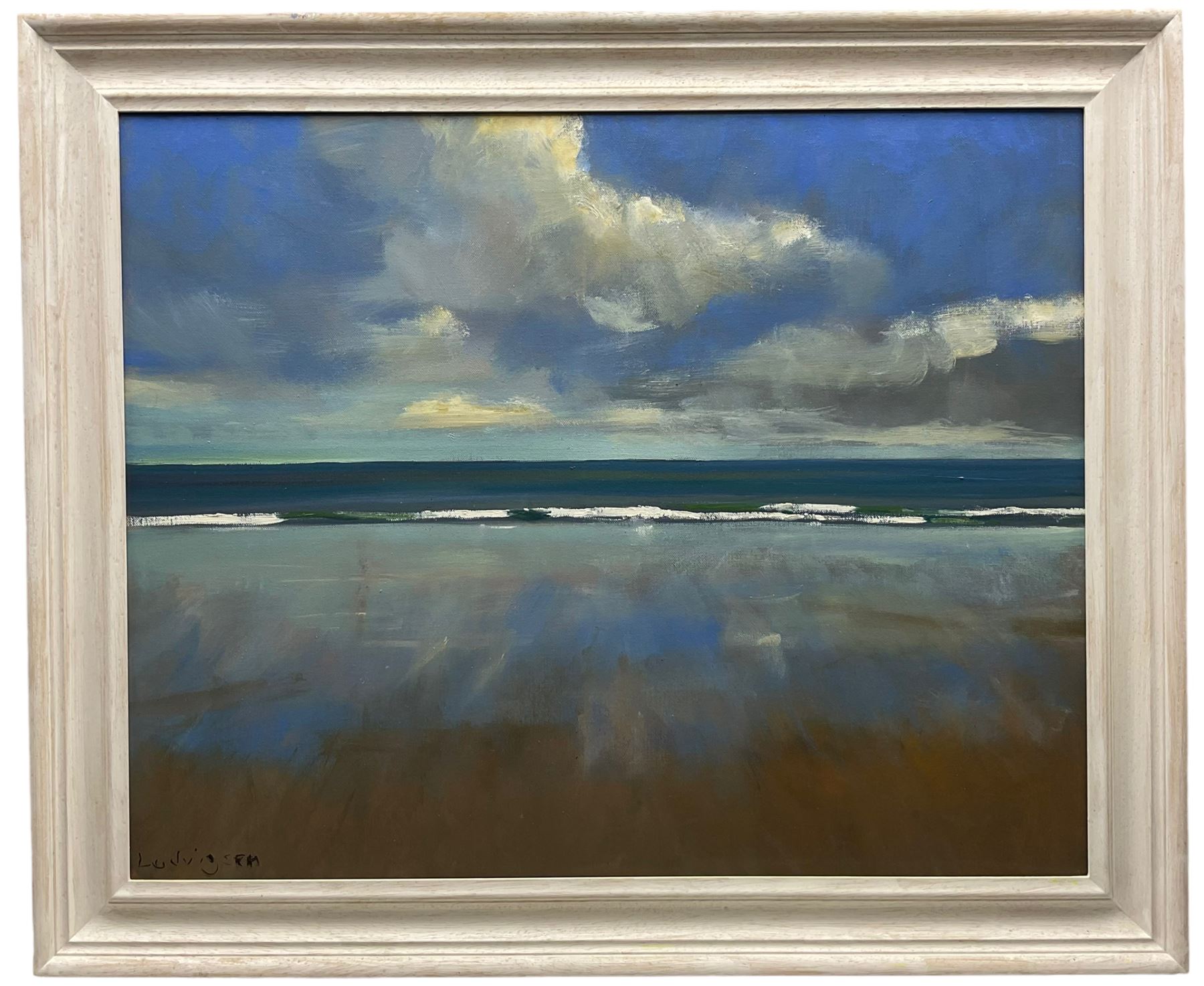 Malcolm Ludvigsen (British 1946-): 'Scarborough', oil on canvas signed, titled and dated 2012 verso 61cm x 76cm 