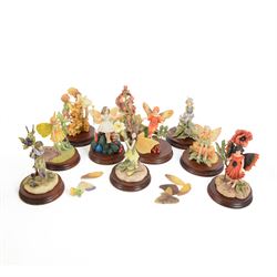 Ten Border Fine Arts Fairies figures, to include Mountain Ash B0925, Sloe Fairy B0418, The...