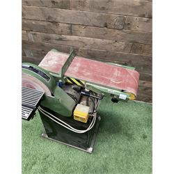 Sealey SM15/B floor standing belt/disc sander - THIS LOT IS TO BE COLLECTED BY APPOINTMENT FROM DUGGLEBY STORAGE, GREAT HILL, EASTFIELD, SCARBOROUGH, YO11 3TX