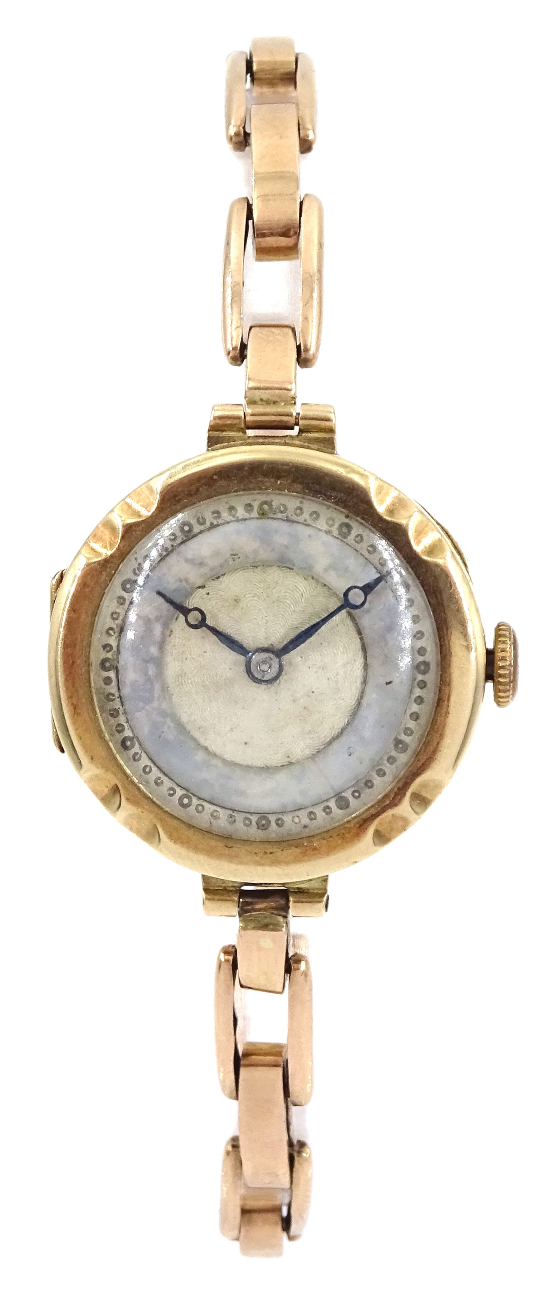 Early 20th century 9ct rose gold ladies manual wind wristwatch by ...