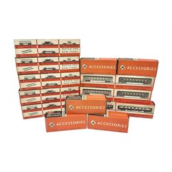 Playcraft Railways HO/OO gauge - boxed rolling stock and accessories comprising coaches, wagons and a small amount of track; all boxed (13)