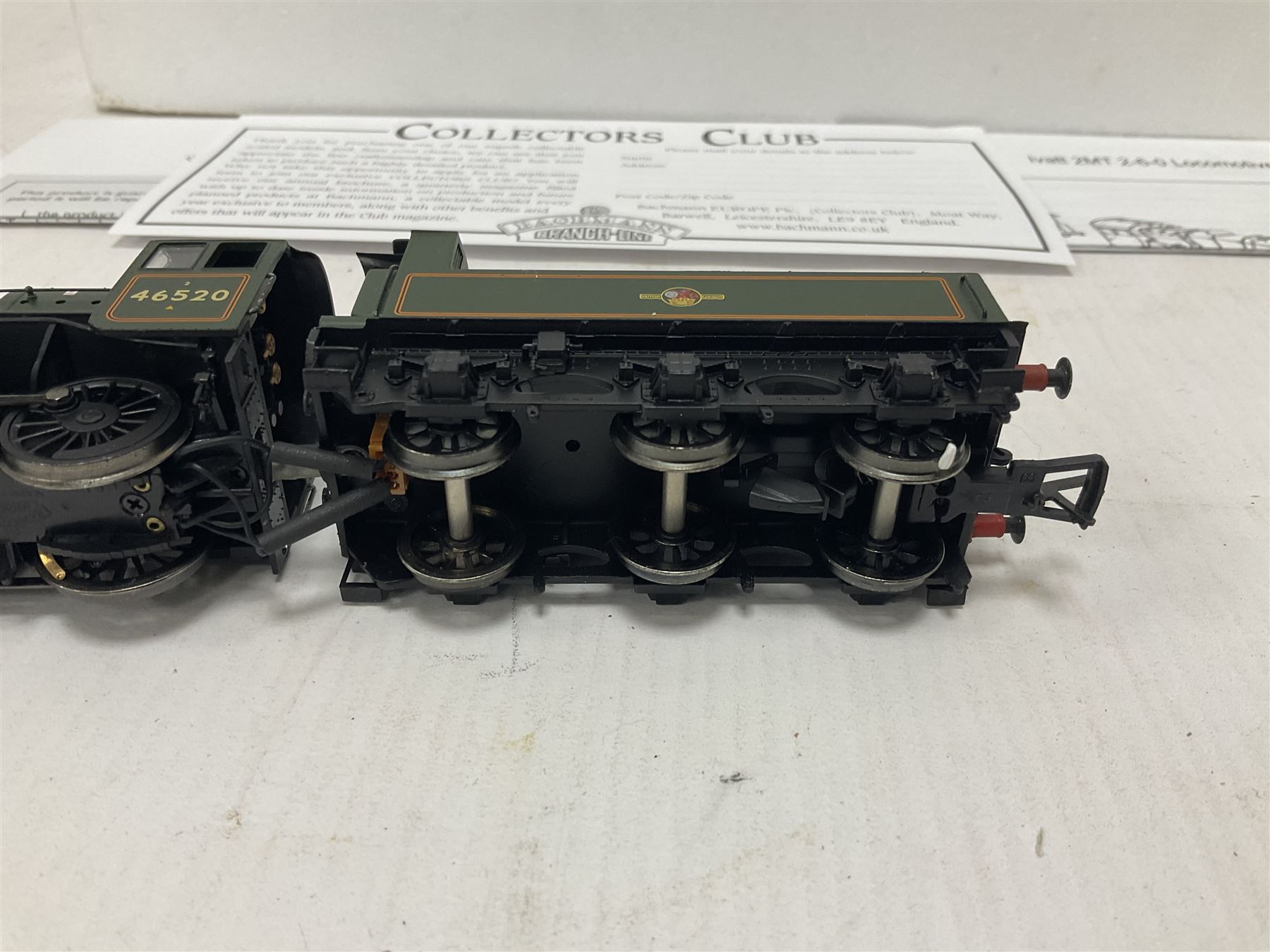 Bachmann ‘00’ gauge - three DCC ready locomotives comprising 32577 Ivatt Class 4 Mogul 2-6-0 locomotive no.43160 in BR black; 32828 Ivatt Class 2 2-6-0 locomotive no.46520 in BR green; 32951 Standard Class 4MT 2-6-0 locomotive no.76066 in BR black; in original boxes (3) 