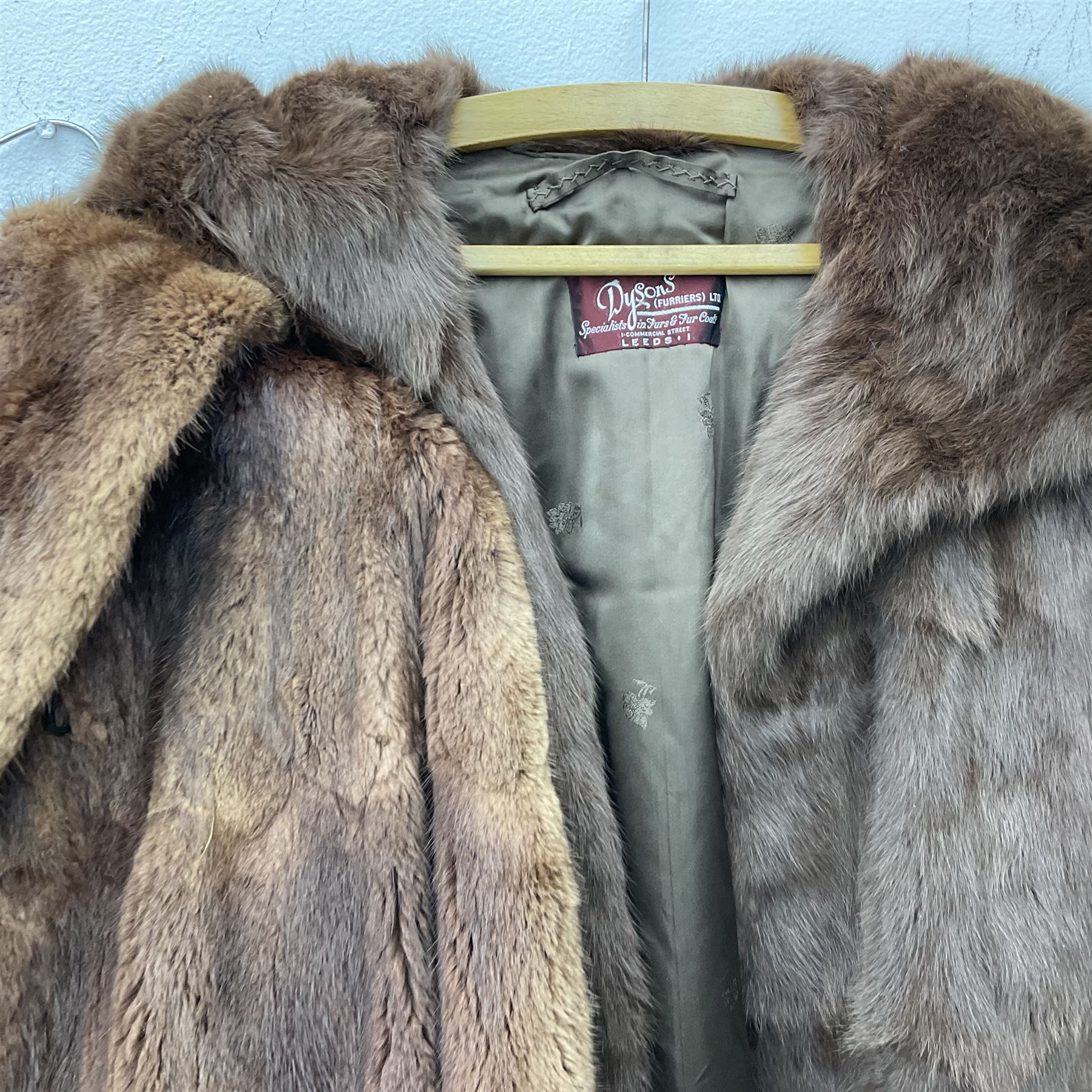 Four ladies three quarter length fur coats, by Dysons Furriers Ltd ...