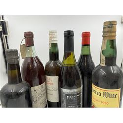 mixed alcohol; including Rippon vineyard Pinot Noir 1994, Madeira wine, Sloe gin etc, various contents and proof (6)