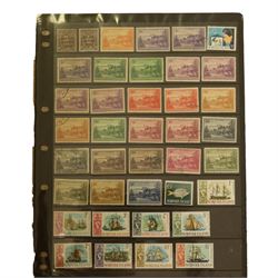 Australia and Territories - various Roos to ten shillings, King George V heads to one shilling and fourpence, 1937 values to one pound, Papua New Guinea, Norfolk Island etc, housed on pages in a ring binder folder