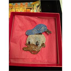 Butler & Wilson Disney Donald Duck brooch, boxed 