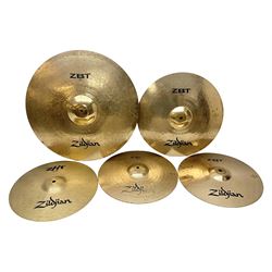 Five Zildjian cymbals - ZBT Ride D51cm (20