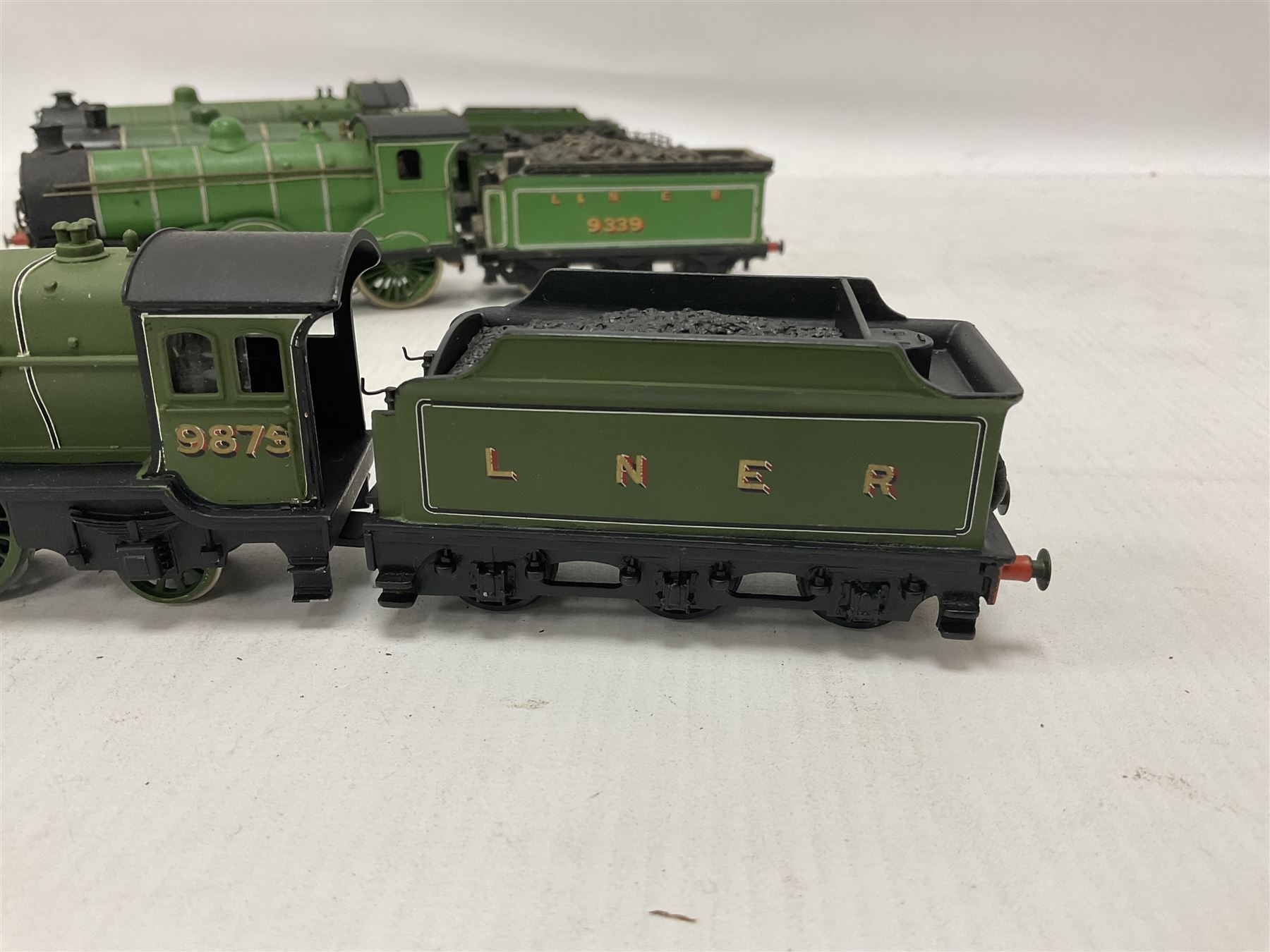 ‘00’ gauge - four kit built steam locomotive and tenders comprising ...