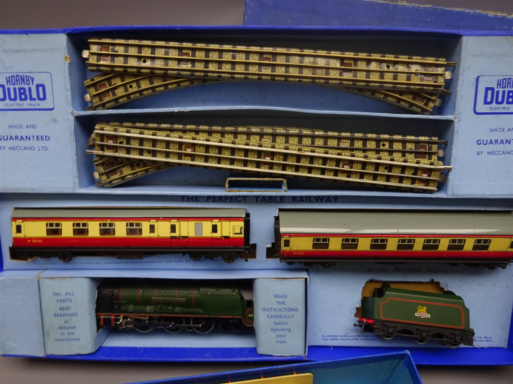 Hornby Dublo Edp12 3 Rail Electric Passenger Train Set With Duchess