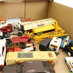 Collection of diecast model vehicles including Matchbox Super Kings, Models of Yesteryear, Corgi etc