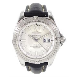 Breitling Breitling Cockpit gentleman's stainless steel chronometer automatic wristwatch, ...