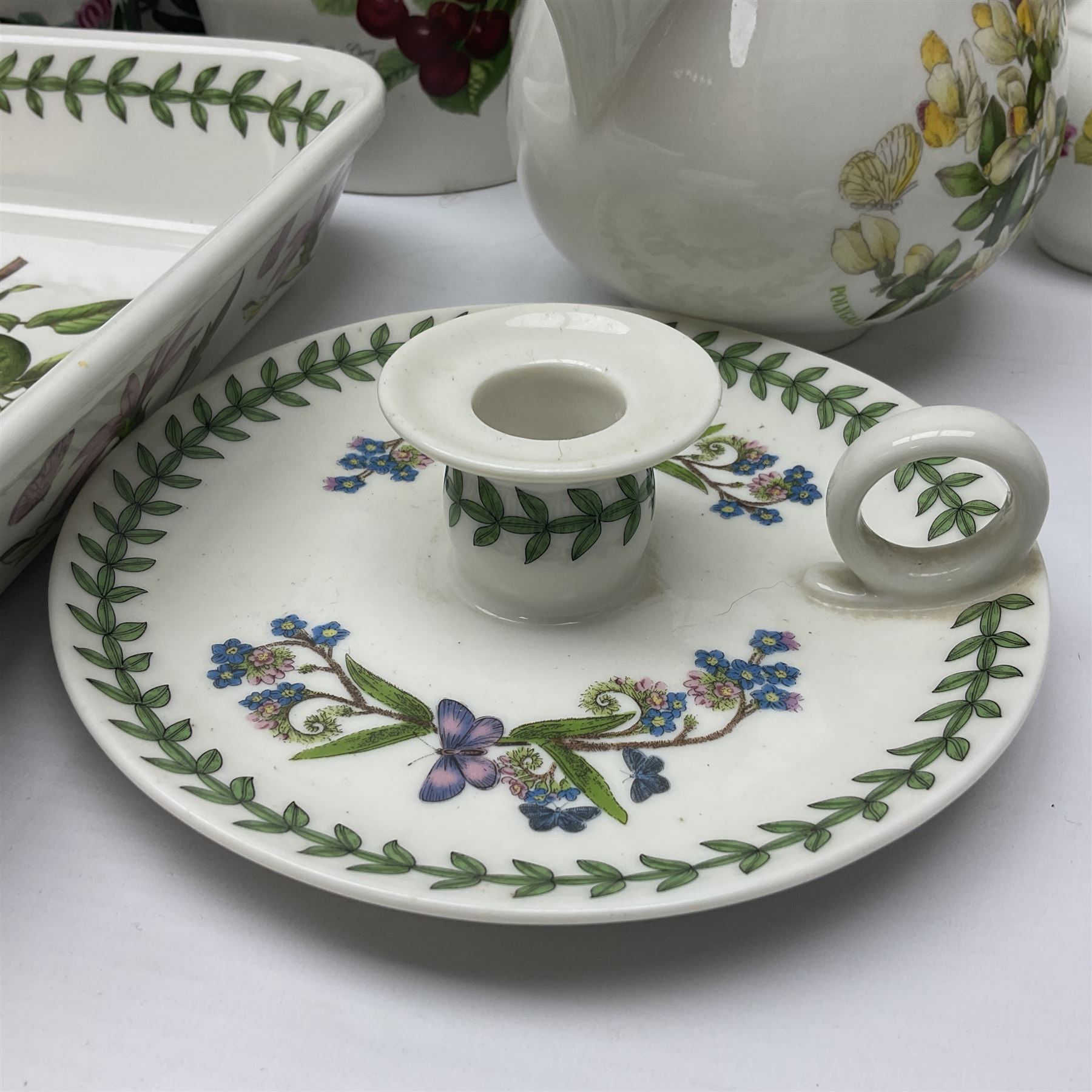 Collection of Portmeirion Botanic Garden, to include two covered tureens, six  jugs, five planters, two mixing bowls etc (26)  