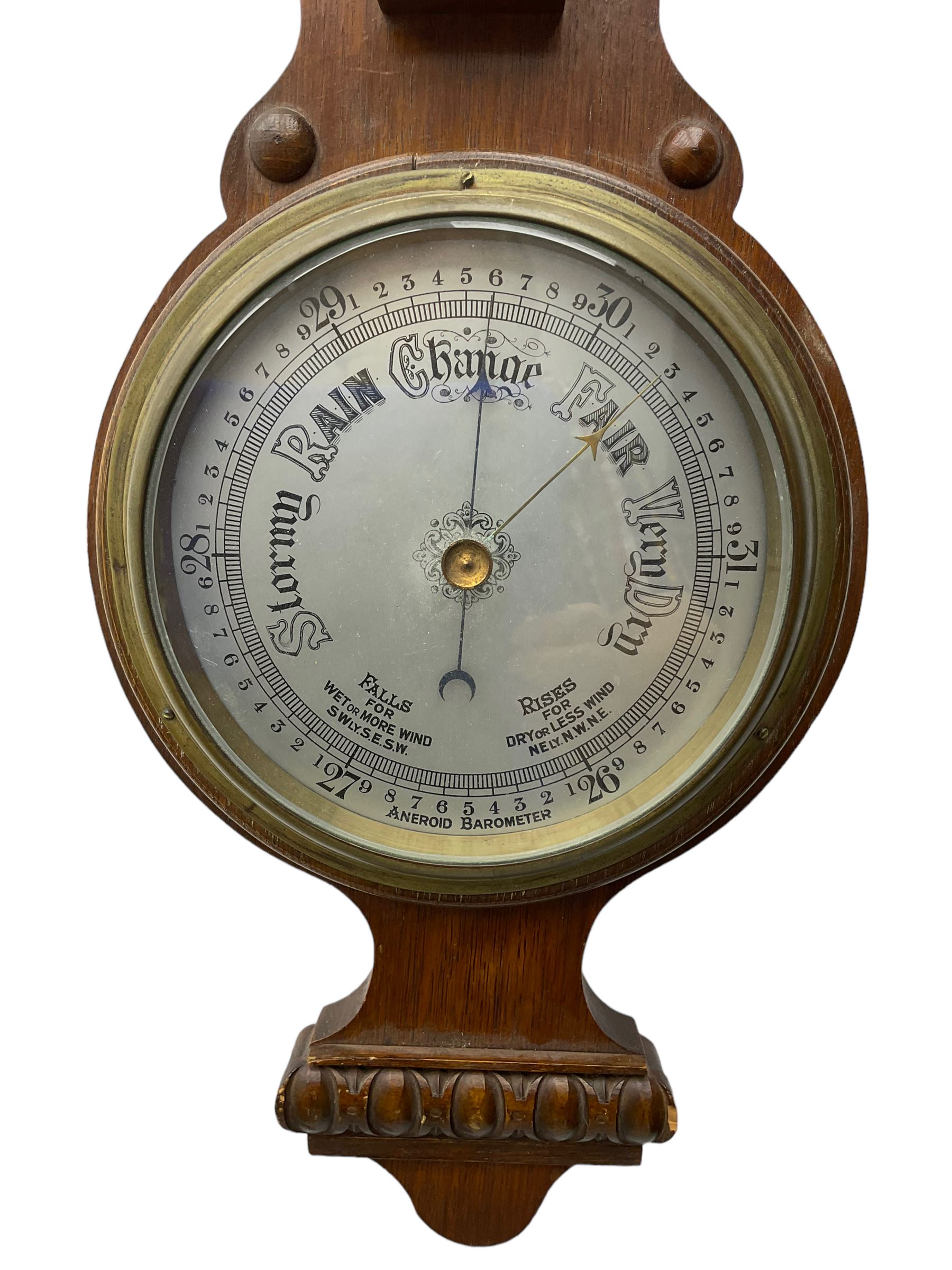 Aneroid barometer/thermometer