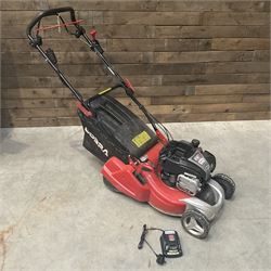 Cobra 575iS petrol lawnmower, electric start, with battery and charger