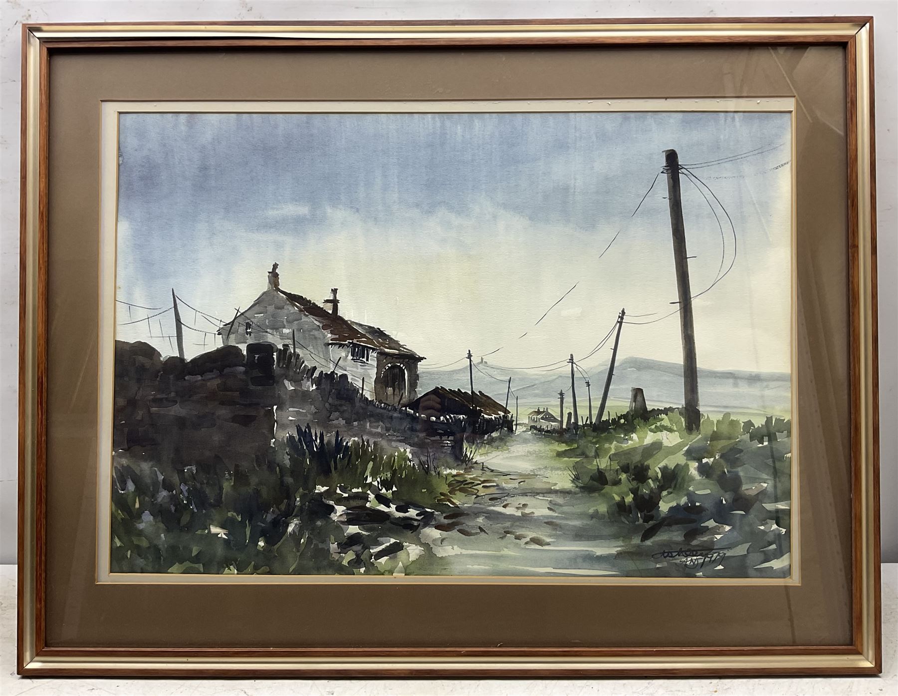 Ashley Jackson (Northern British 1940-): 'Dunford Road', watercolour signed and dated 1979, titled verso 51cm x 73cm 