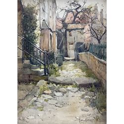 Harry Wanless (British c1872-1934): Bloomswell Robin Hood's Bay, watercolour signed 32cm x 23cm
Provenance: direct from the artist's family, part of a collection never previously seen on the market