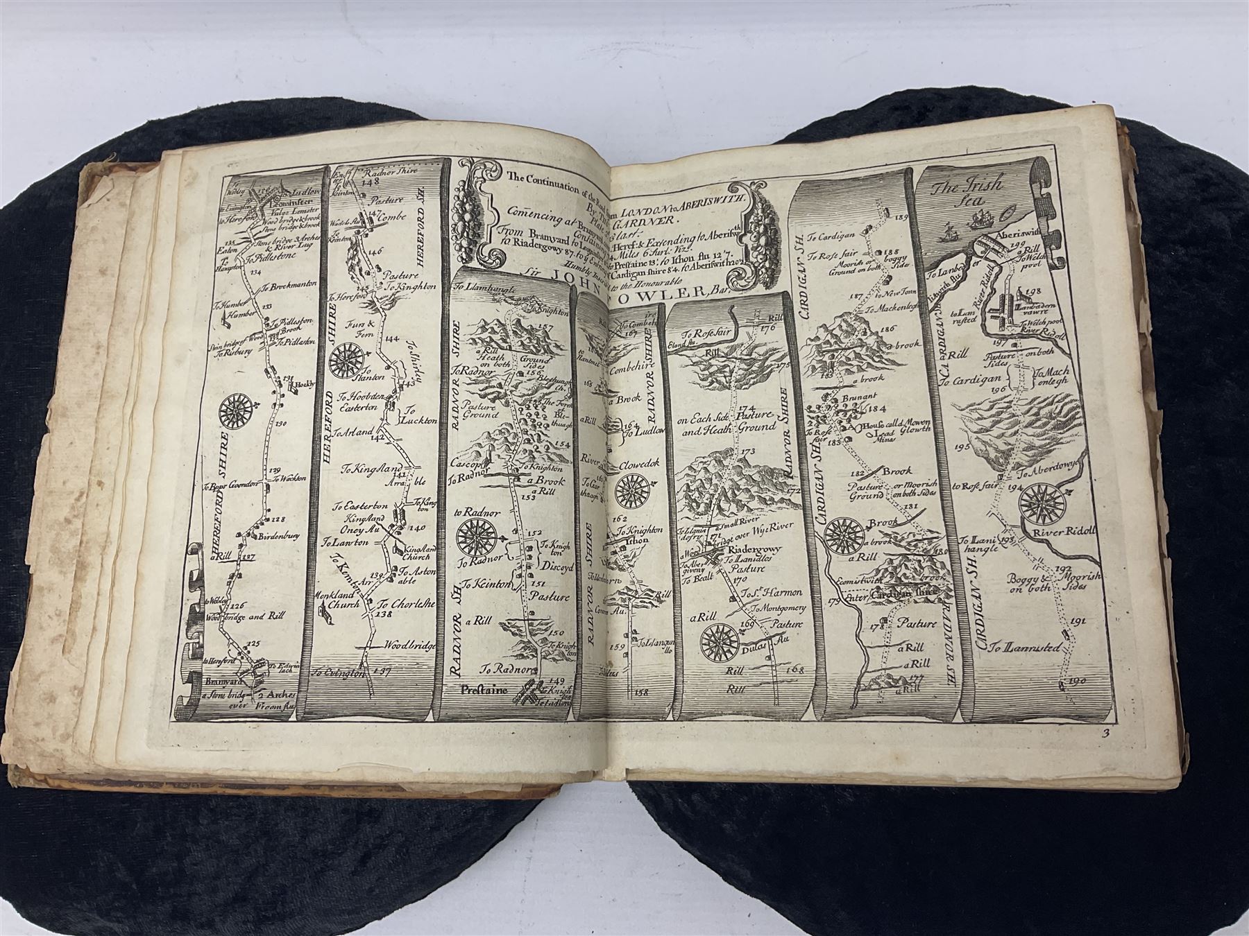 Gardner, Thomas; A Pocket Guide to the English Traveller: Being a Compleat Survey and Admeasurement of all the Principal Roads and most Considerable Cross-Roads in England and Wales..., J. Tonson & J. Watts, 1719