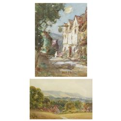 Harold Sutton Palmer (British 1854-1933): 'Beeding - Sussex', watercolour signed, titled on mount 34cm x 52cm; Thomas William Morley (British 1859-1925): 'Chipstead - Kent', watercolour signed, inscribed verso 34cm x 24cm (2)