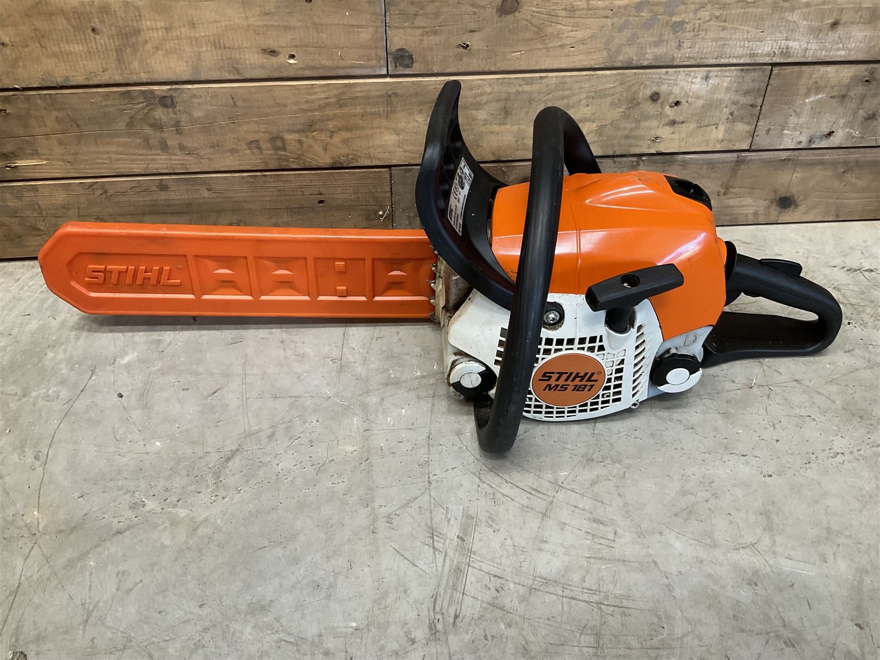 Stihl MS 181 petrol chainsaw, 14'' bar