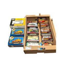 Collection of diecast model vehicles, including two Matchbox Superkings Road Maintenance v...