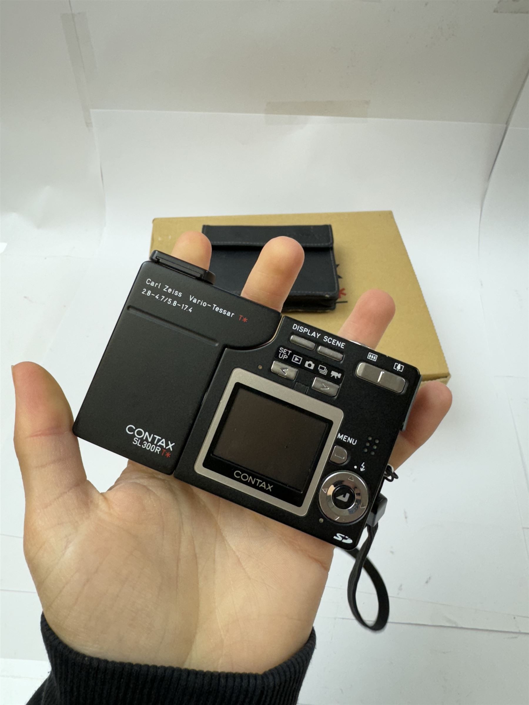 Contax SL300R T* Digital Compact Camera, circa 2004, serial no. DR028018, with charger, boxed 