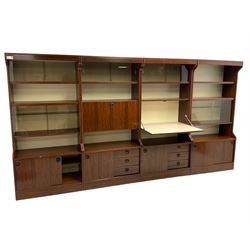 Greaves & Thomas - four-sectional combination wall unit