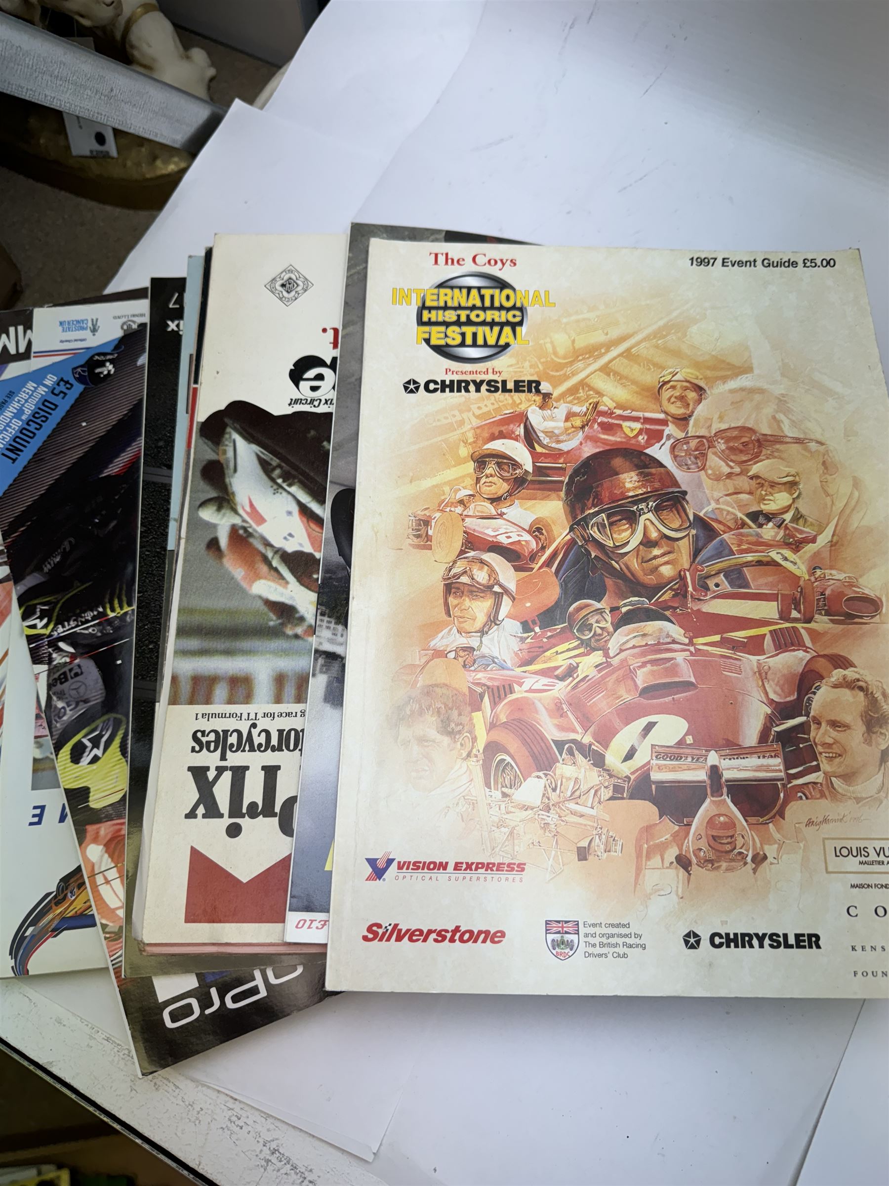 Collection of sporting programs, magazines and other ephemera, mostly football, motorsport and rugby