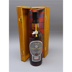  Tullibardine 1964 Single Highland Malt Whisky, from Cask 3362 Butt, 70cl, 43.4%vol, bottled 4/212 in tartan lined wooden box, 1btl  