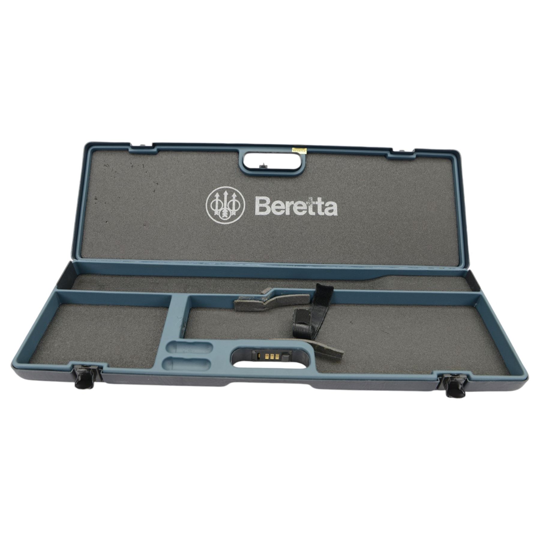 Two Beretta hardshell gun cases with combination locks, together with another hardshell case, Beretta L79cm 