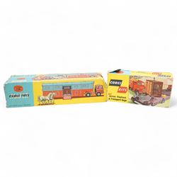 Corgi - Major Toys Circus Horse Transporter With Horses no. 1130,  and Circus Elephant and...