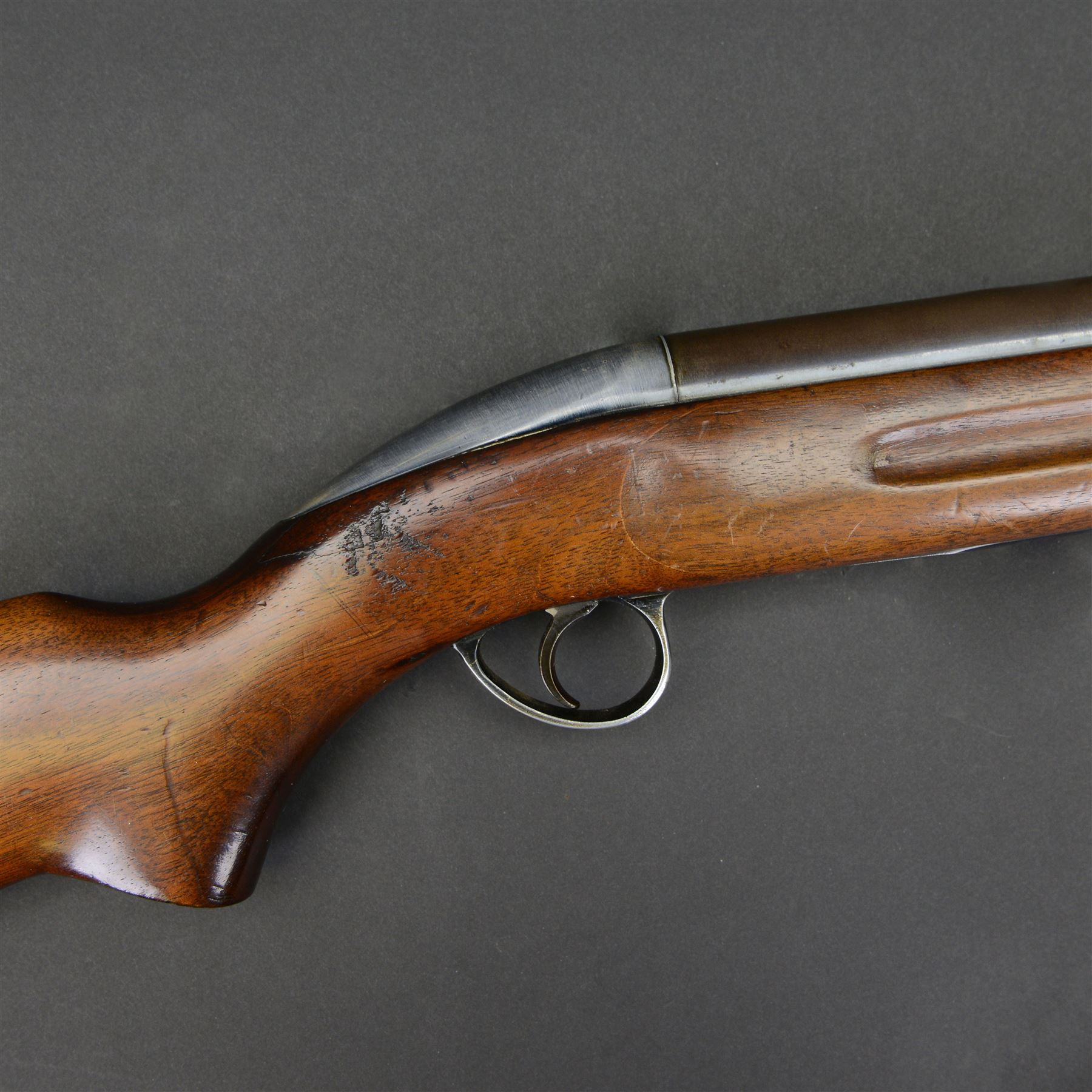 BSA .177 Airport  underlever air rifle, trigger marked Patient 607.045, overall L114cm, serial no 327419 