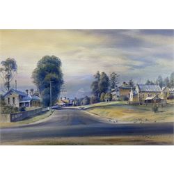 Kenneth William David Jack (Australian 1924-2006): 'Wollombi N.S.W Australia', watercolour signed and dated 1993, titled verso 35cm x 53cm