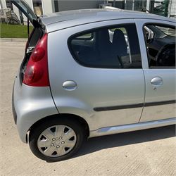 Peugeot 107, 998cc petrol YG11 TZC MOT - 15 February 2025, single key, V5 present, 105k miles - THIS LOT IS TO BE COLLECTED BY APPOINTMENT FROM DUGGLEBY STORAGE, GREAT HILL, EASTFIELD, SCARBOROUGH, YO11 3TX