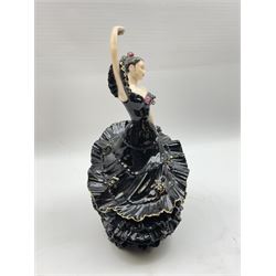 Coalport figure Flamenco, limited edition figure, sculpted by David Lyttleton, no. 8358/9,500