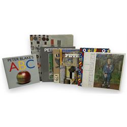 Collection of Peter Blake (British 1932-) books and exhibition catalogues, 1969 onward, to...