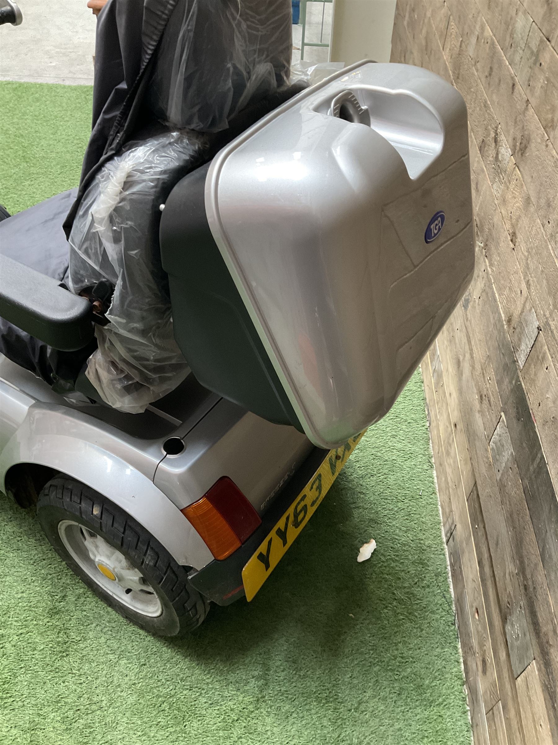 TGA Breeze-S 8mph mobility scooter with charger and keys, lockable storage YY63 VXG - THIS LOT IS TO BE COLLECTED BY APPOINTMENT FROM DUGGLEBY STORAGE, GREAT HILL, EASTFIELD, SCARBOROUGH, YO11 3TX