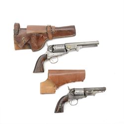 REGISTERED FIREARMS DEALER ONLY; Colt .38 calibre six-shot revolver, the octagonal barrel ...