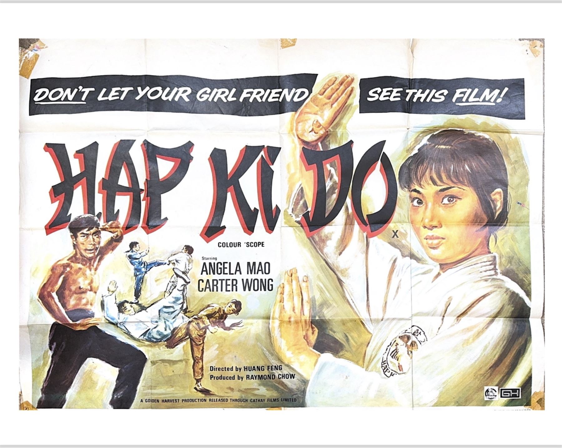 Bruce Lee 'The Way of the Dragon' original UK film poster, and another 'Hapkido'