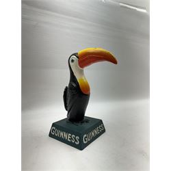 Reproduction cast iron Guinness toucan, H20cm